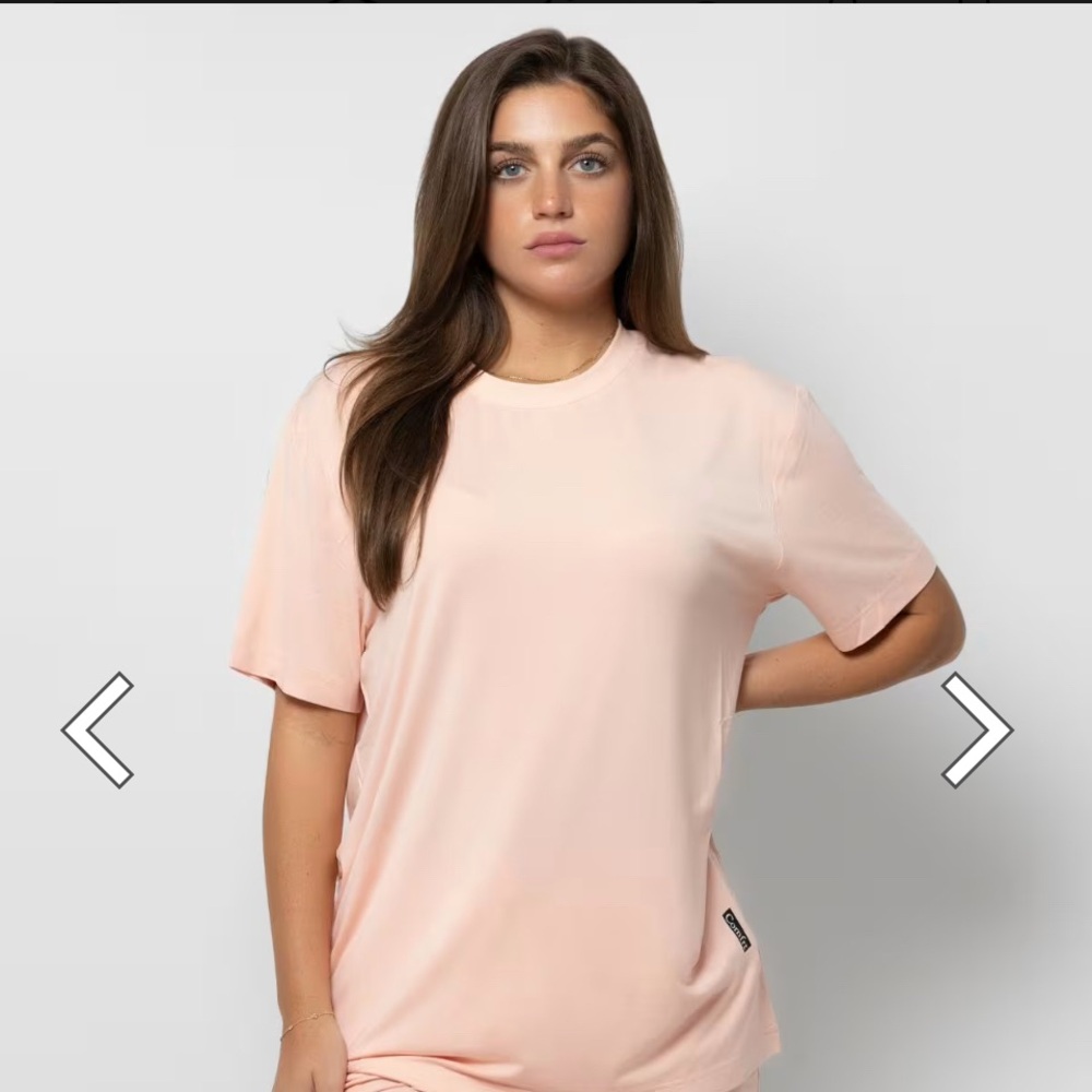 Peach Short Sleeve Cloud Tee